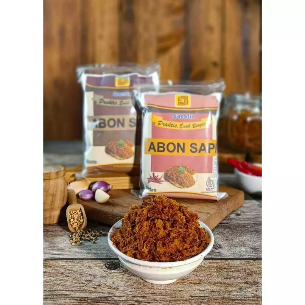 250 gram Abon Sapi SAESTU FRESH Asli SOLO