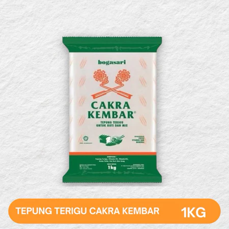 Tepung Terigu Cakra Kembar Bogasari 1 kg
